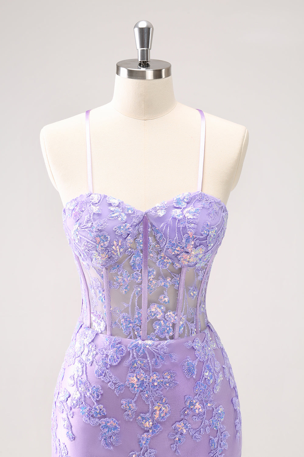 Sparkly Blue Corset Tight Short Homecoming Dress with Lace