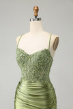 Sparkly Corset Light Green Tight Short Homecoming Dress with Beadings