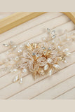 Flower Crystal Pearl Rhinestone Wedding Hair Clip