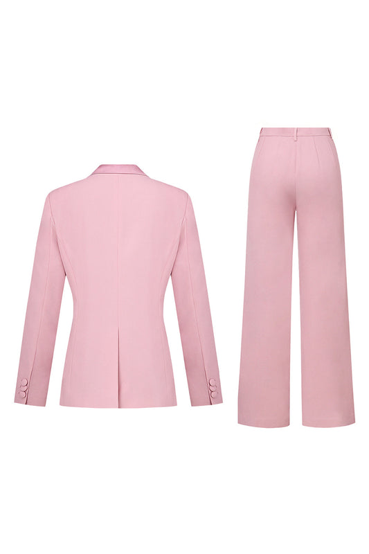 Blush Double Breasted 2 Piece Women's Suit