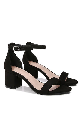 Black Adjustable Strap Shoes