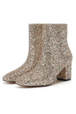 Sparkly Golden Sequins Women's Fashion Boots