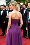 Elegant Sweetheart Dark Purple Tulle A Line Gala Dress