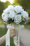 White Rose Prom Homecoming Bouquet