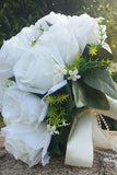 White Rose Prom Homecoming Bouquet