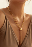 Multi-Layered Chain Ball Necklace