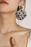 Leopard Rhinestones Sparkly Earrings