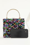 Sequins Black Prom Handbag